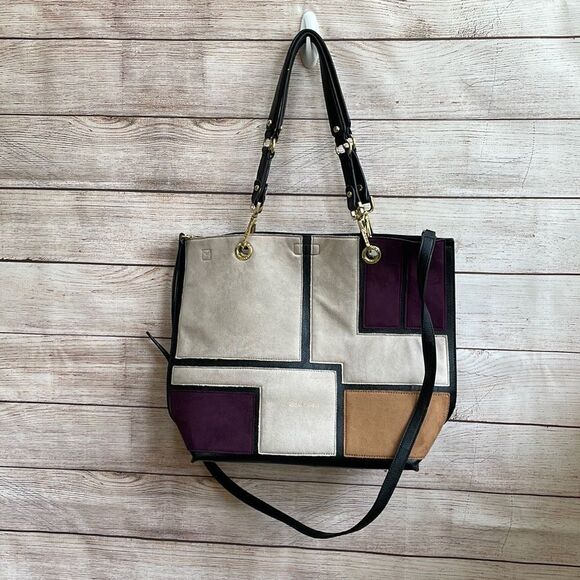 CALVIN KLEIN COLOR BLOCK TOTE BAG‎ - Picture 1 of 12